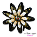 Handpainted Hair Clip - starburst