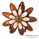 Handpainted Hair Clip - starburst