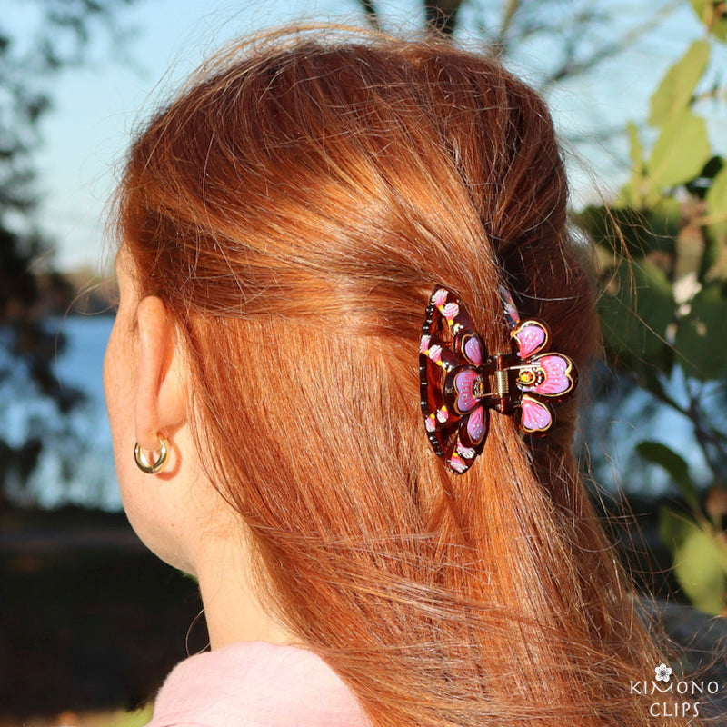 Handpainted Hair Clip - obi