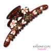 Handpainted Hair Clip - slim