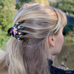 Handpainted Hair Clips - dakota