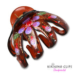 Handpainted Hair Clips - dakota