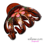 Handpainted Hair Clips - dakota