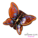 Handpainted Hair Clip - wings