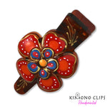 Handpainted Hair Clip - blossom