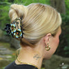 Handpainted Hair Clip - posy