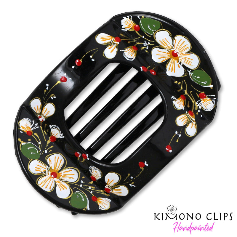 Handpainted Hair Clip - buckle