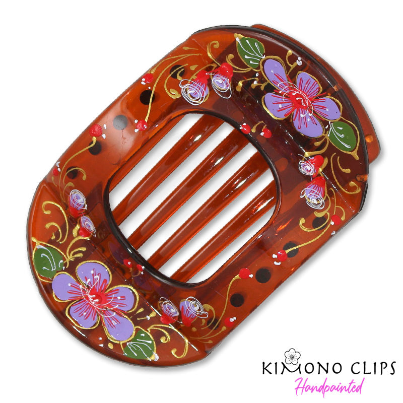 Handpainted Hair Clip - buckle