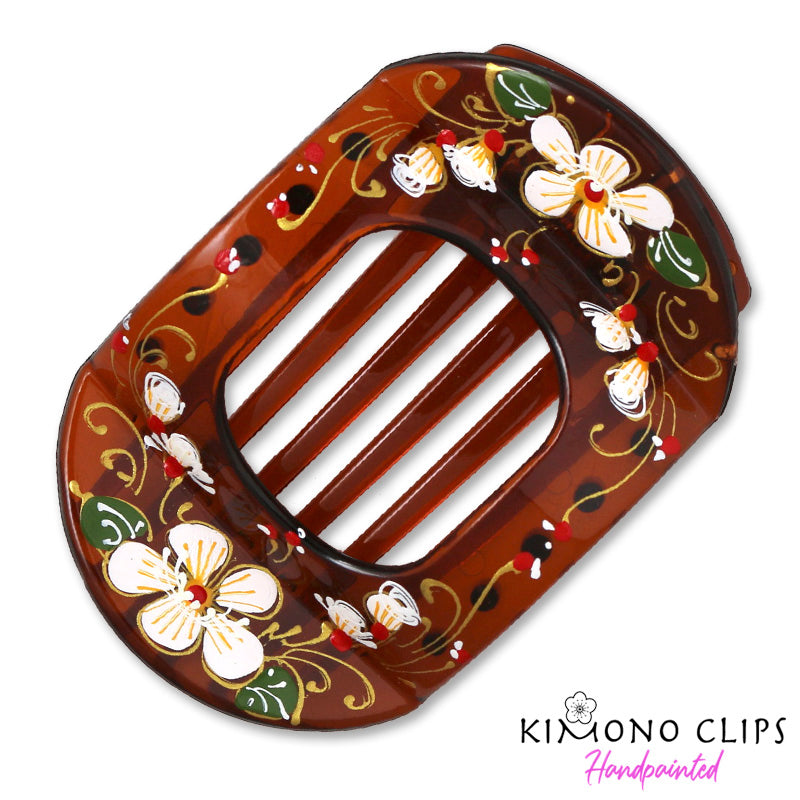 Handpainted Hair Clip - buckle