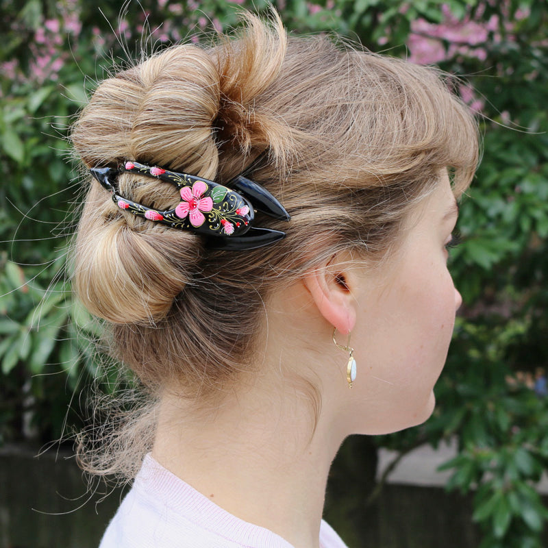 Handpainted Hair Clip - arch