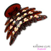 Handpainted Hair Clip - athena