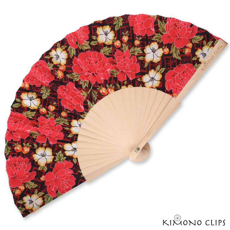 Kimono Fabric Hand Fans