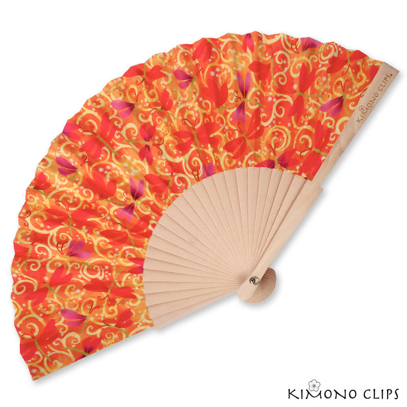Kimono Fabric Hand Fans