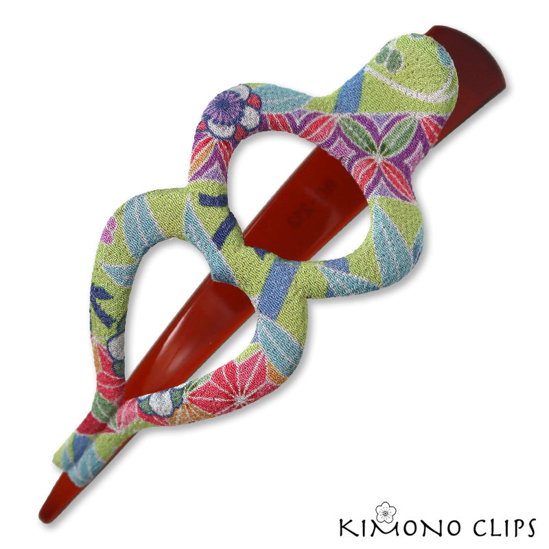 Double Heart Hair Clip - large