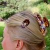 French Handmade Round Claw Hair Clip - large
