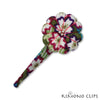 Pumpkin Blossom Hair Clip - small