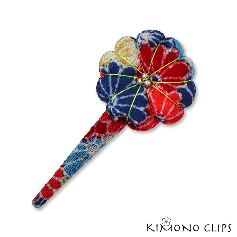 Pumpkin Blossom Hair Clip - small