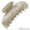 French Handmade Round Claw Hair Clip - extra large