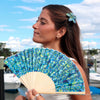 Kimono Fabric Hand Fans