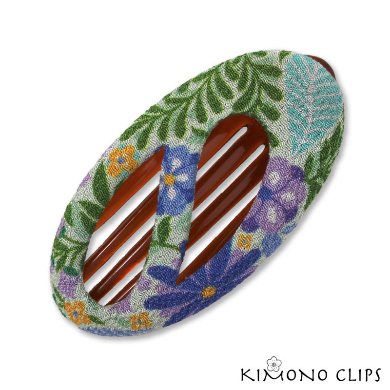 Oval Swirl Hair Clips - small
