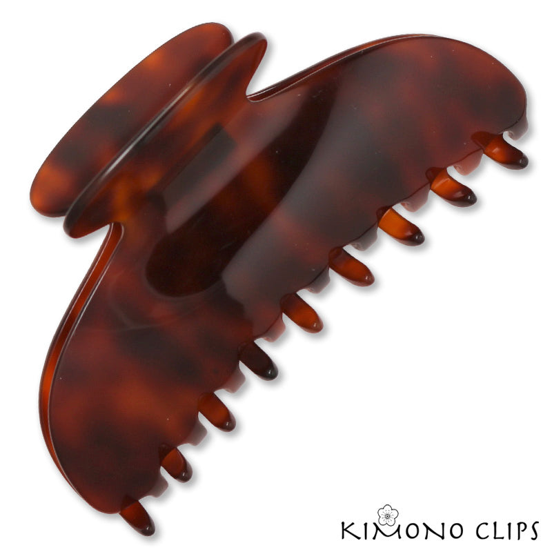 French Handmade Round Claw Hair Clip - mini